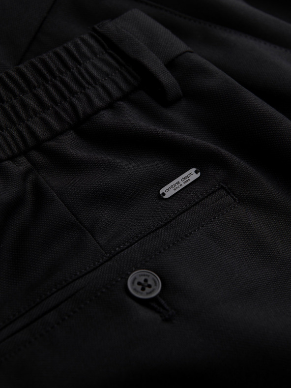 Ombre Clothing Črne moške hlače chino Ombre oblačila