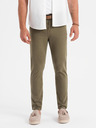 Ombre Clothing Kaki moške hlače chino Ombre Clothing