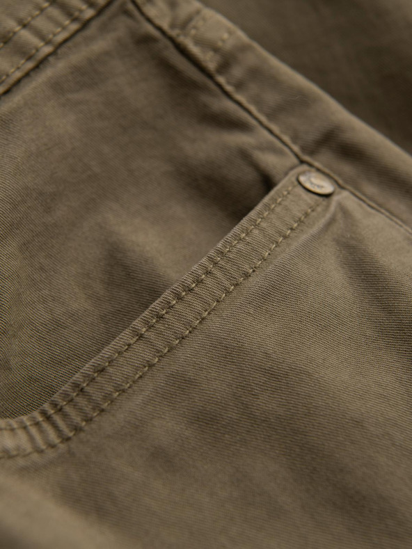 Ombre Clothing Kaki moške hlače chino Ombre Clothing