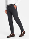 Ombre Clothing Temno sive moške hlače chino Ombre Clothing
