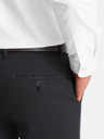 Ombre Clothing Temno sive moške hlače chino Ombre Clothing