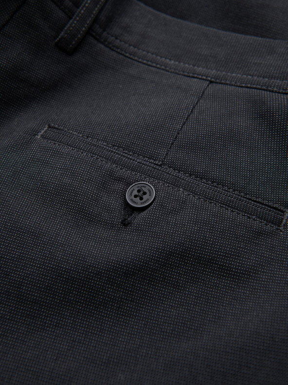 Ombre Clothing Temno sive moške hlače chino Ombre Clothing