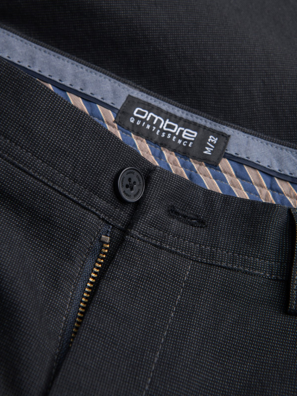 Ombre Clothing Temno sive moške hlače chino Ombre Clothing