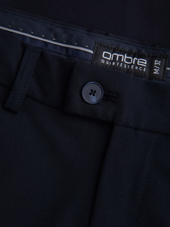 Ombre Clothing Temno modre moške hlače Chino Ombre Oblačila