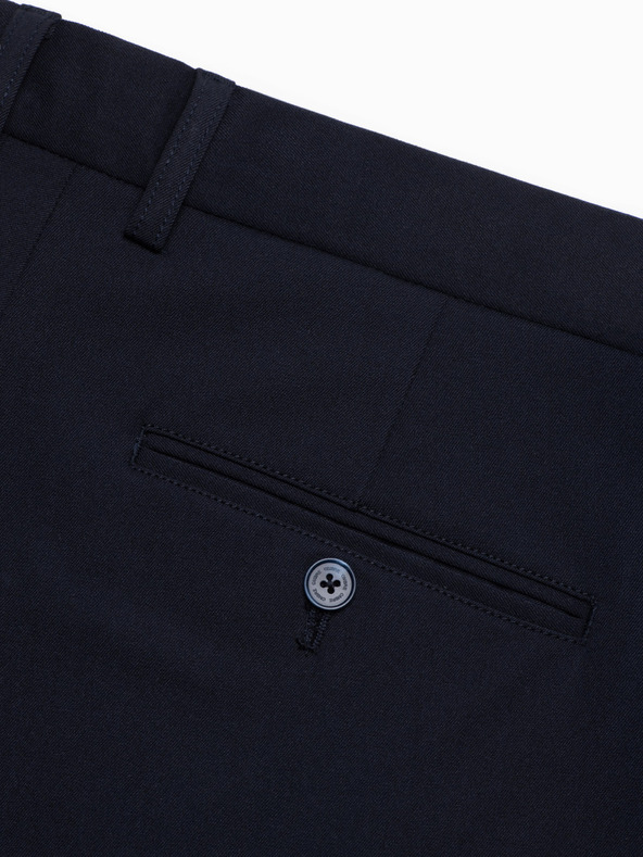 Ombre Clothing Temno modre moške hlače Chino Ombre Oblačila