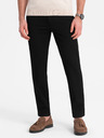 Ombre Clothing Črne moške hlače chino Ombre oblačila