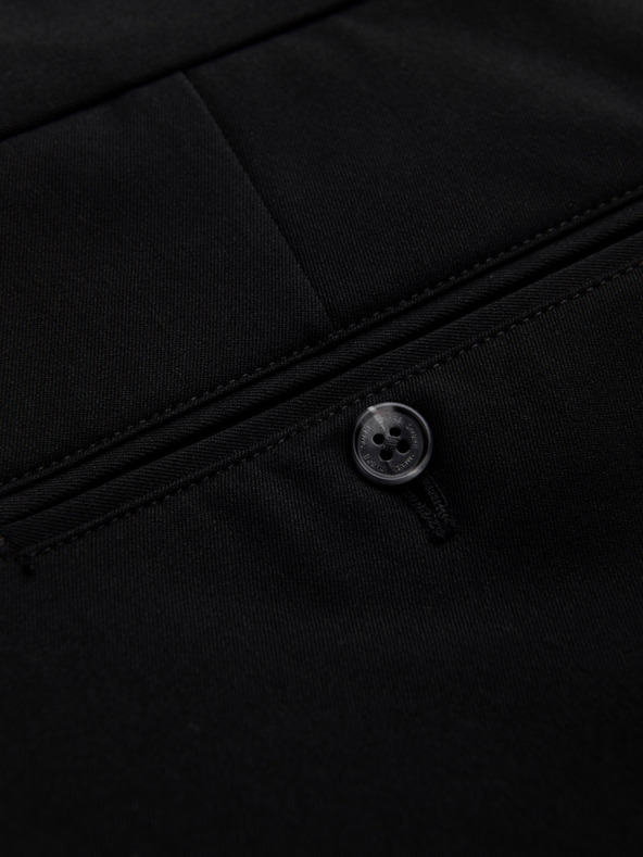 Ombre Clothing Črne moške hlače chino Ombre oblačila