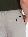 Ombre Clothing Svetlo sive moške hlače Chino Ombre Oblačila