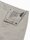 Ombre Clothing Svetlo sive moške hlače Chino Ombre Oblačila