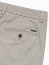 Ombre Clothing Svetlo sive moške hlače Chino Ombre Oblačila