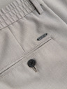 Ombre Clothing Svetlo sive moške hlače Chino Ombre Oblačila