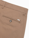 Ombre Clothing Svetlo rjave moške hlače slim fit chino Ombre Clothing