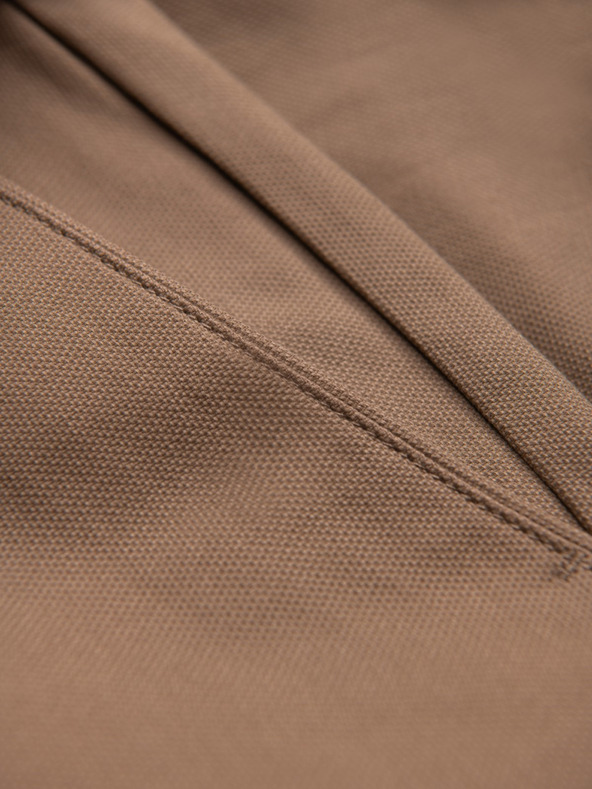 Ombre Clothing Svetlo rjave moške hlače slim fit chino Ombre Clothing