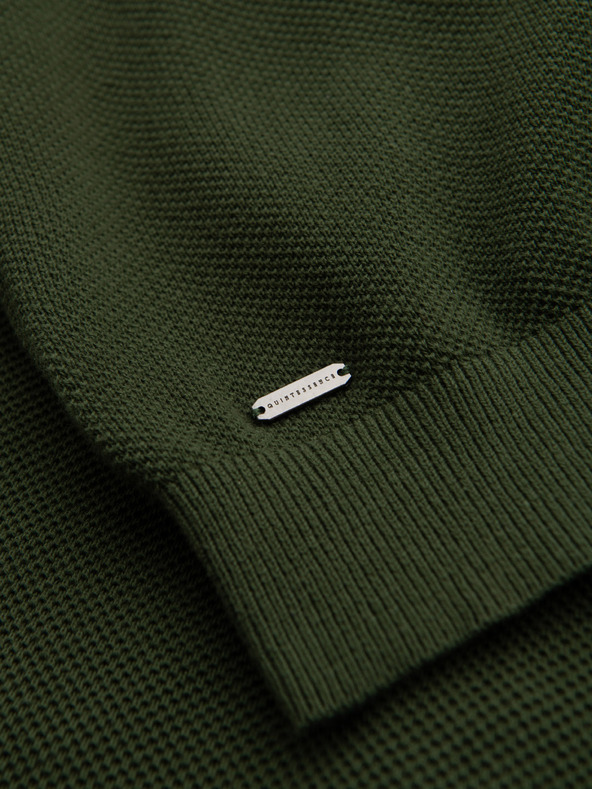 Ombre Clothing Zelena moška polo majica Ombre Clothing