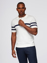 Ombre Clothing Bela moška polo majica Ombre Clothing