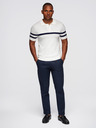 Ombre Clothing Bela moška polo majica Ombre Clothing
