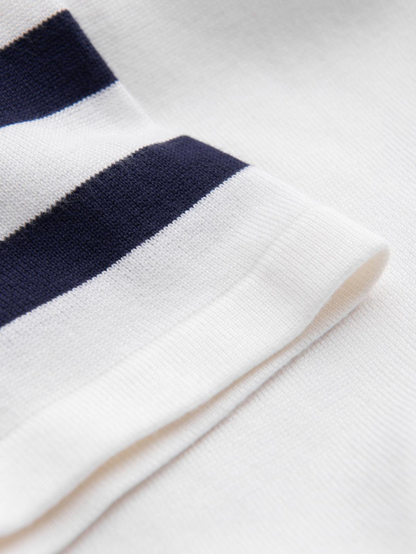 Ombre Clothing Bela moška polo majica Ombre Clothing