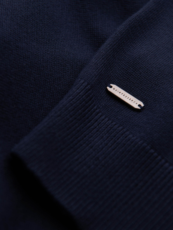 Ombre Clothing Temno modra moška polo majica Ombre Clothing