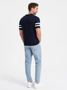 Ombre Clothing Temno modra moška polo majica Ombre Clothing