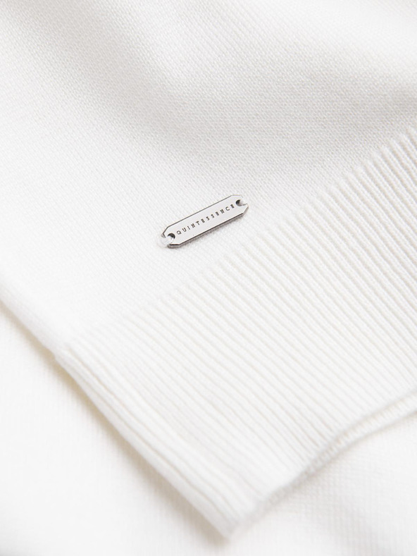 Ombre Clothing Kremasta moška polo majica Ombre Clothing