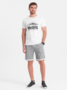 Ombre Clothing Sive moške kratke hlače Ombre Clothing