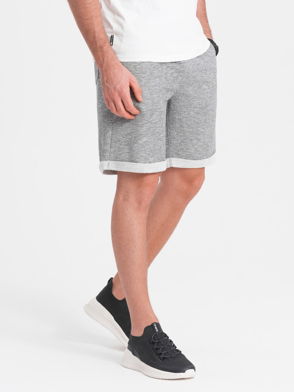 Ombre Clothing Sive moške kratke hlače Ombre Clothing