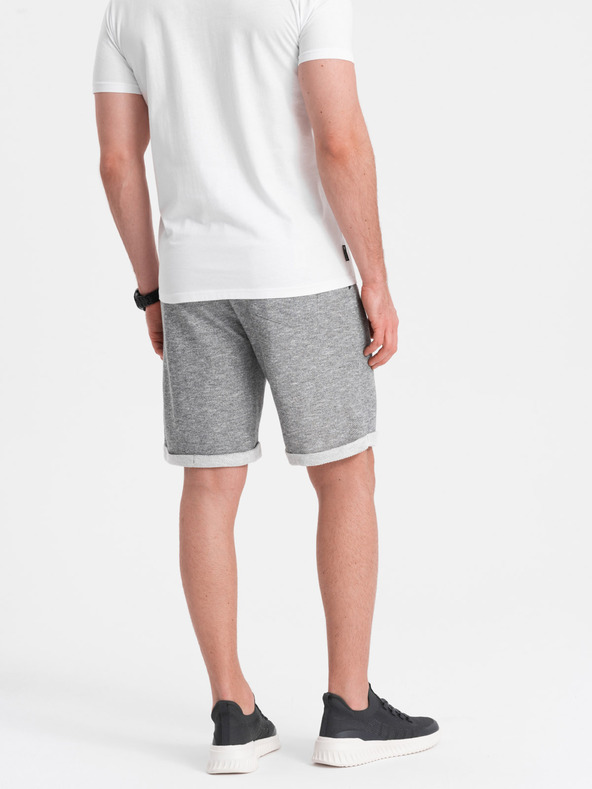 Ombre Clothing Sive moške kratke hlače Ombre Clothing