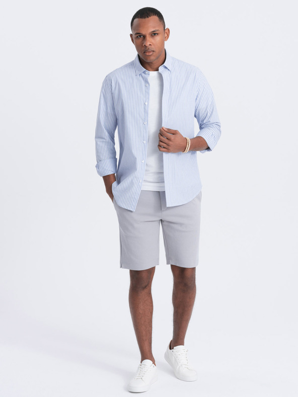 Ombre Clothing Sive moške kratke hlače Ombre Clothing