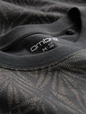 Ombre Clothing Temno siva moška majica z vzorcem Ombre oblačila