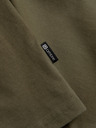 Ombre Clothing Kaki moška osnovna majica Ombre Clothing