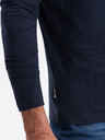Ombre Clothing Temno modra moška osnovna majica Ombre Clothing