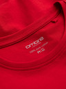 Ombre Clothing Rdeča moška osnovna majica Ombre Clothing