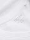 Ombre Clothing Bela moška osnovna majica Ombre oblačila