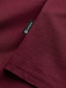 Ombre Clothing Ombre Clothing moška osnovna majica v bordo barvi
