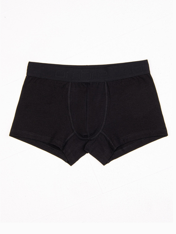 Ombre Clothing Komplet treh moških boksaric v sivi, beli in črni barvi Ombre Clothing