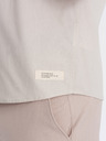 Ombre Clothing Kremasta moška majica s kratkimi rokavi Ombre oblačila