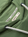 Ombre Clothing Zelena moška jopa s kapuco Ombre Clothing