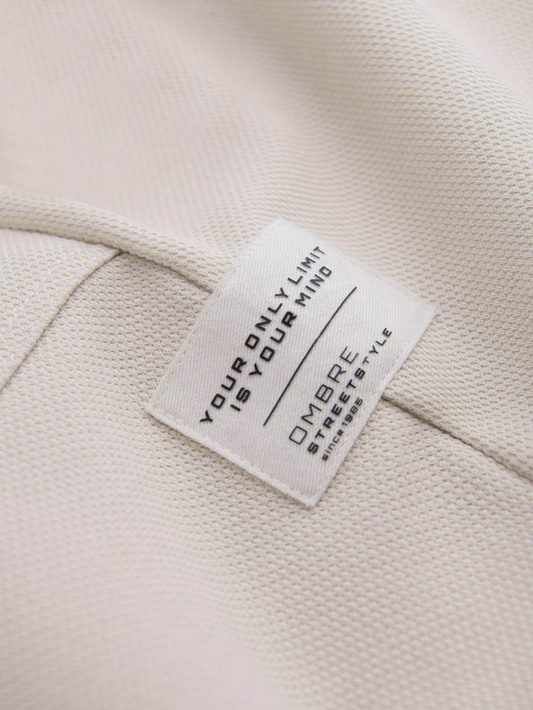 Ombre Clothing Moške bež trenirke Ombre oblačila