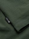 Ombre Clothing Zelena moška majica z žepom Ombre Clothing