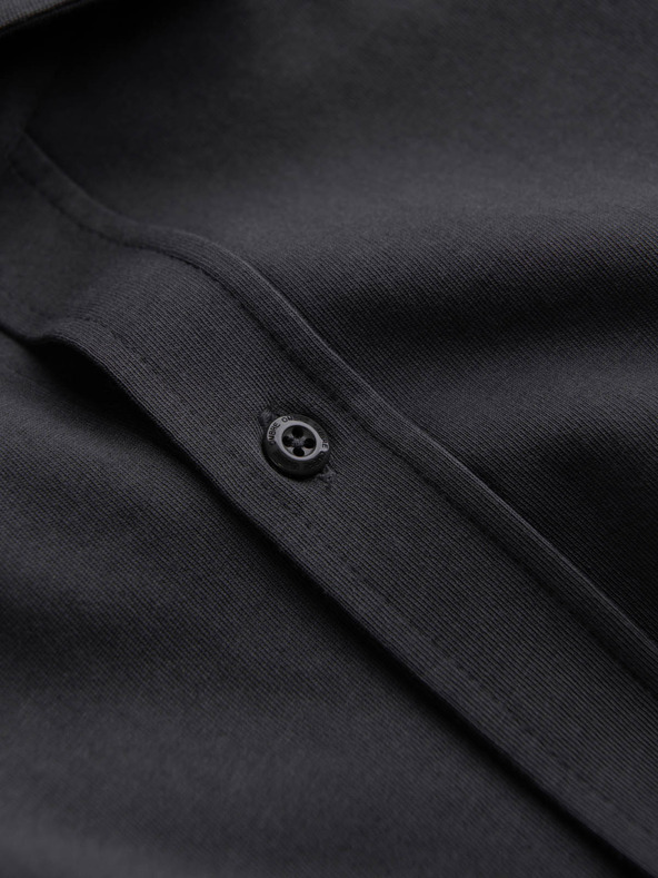 Ombre Clothing Siva moška majica iz žakarja Ombre Clothing