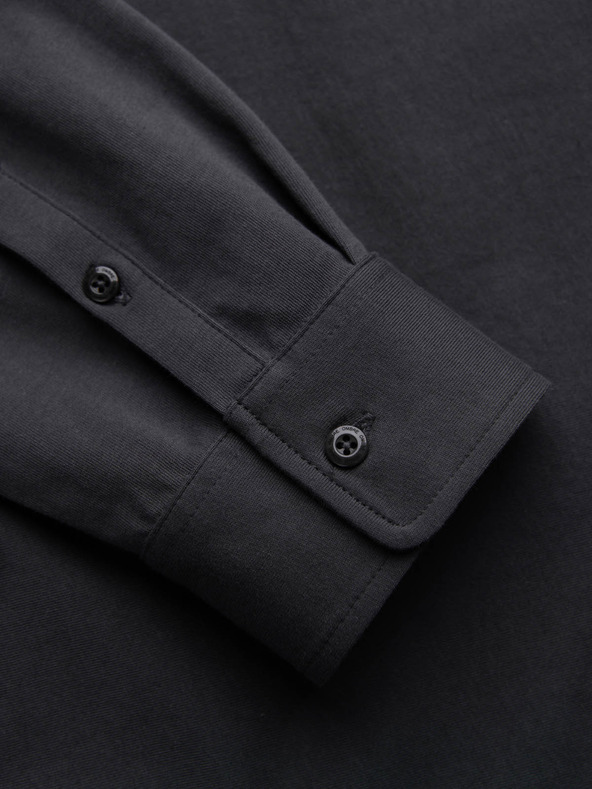 Ombre Clothing Siva moška majica iz žakarja Ombre Clothing