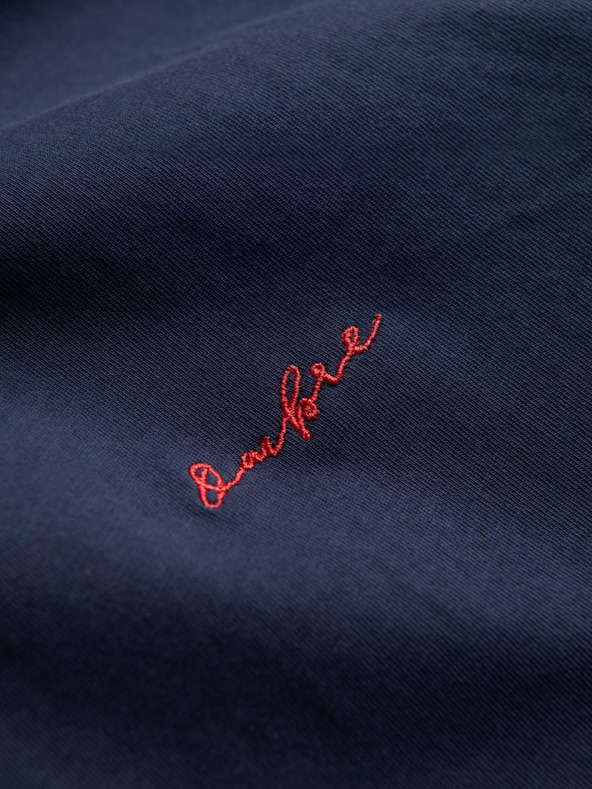 Ombre Clothing Modra moška srajca iz jerseya Ombre Clothing