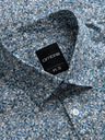 Ombre Clothing Modra moška srajca z vzorcem Ombre Clothing