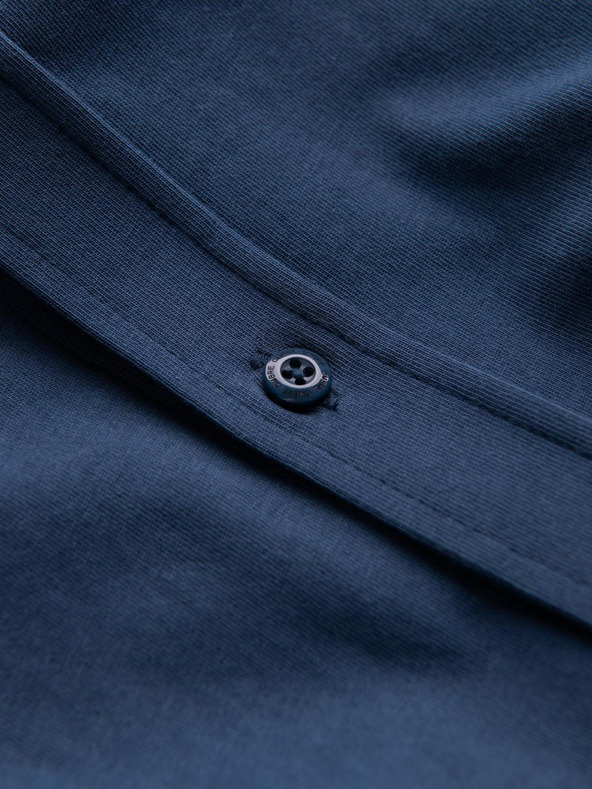 Ombre Clothing Modra moška srajca iz jerseya Ombre Clothing