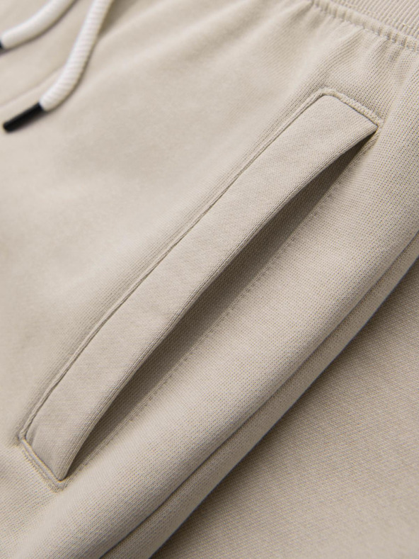 Ombre Clothing Moške bež trenirke Ombre oblačila