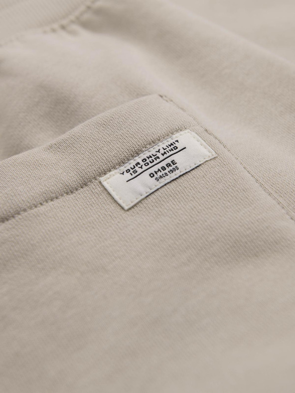 Ombre Clothing Moške bež trenirke Ombre oblačila