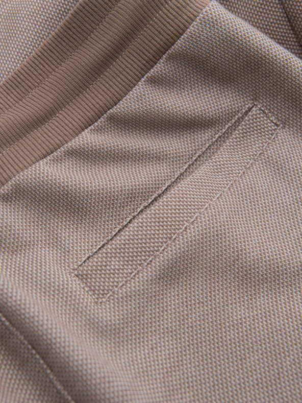 Ombre Clothing Svetlo rjave moške trenirke Ombre Clothing