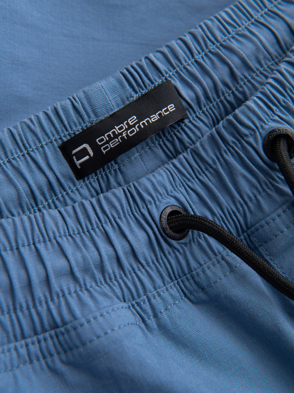 Ombre Clothing Modre moške tovorne jogger hlače Ombre Clothing