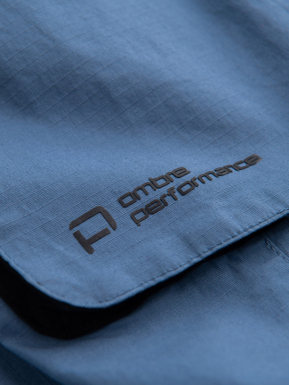 Ombre Clothing Modre moške tovorne jogger hlače Ombre Clothing