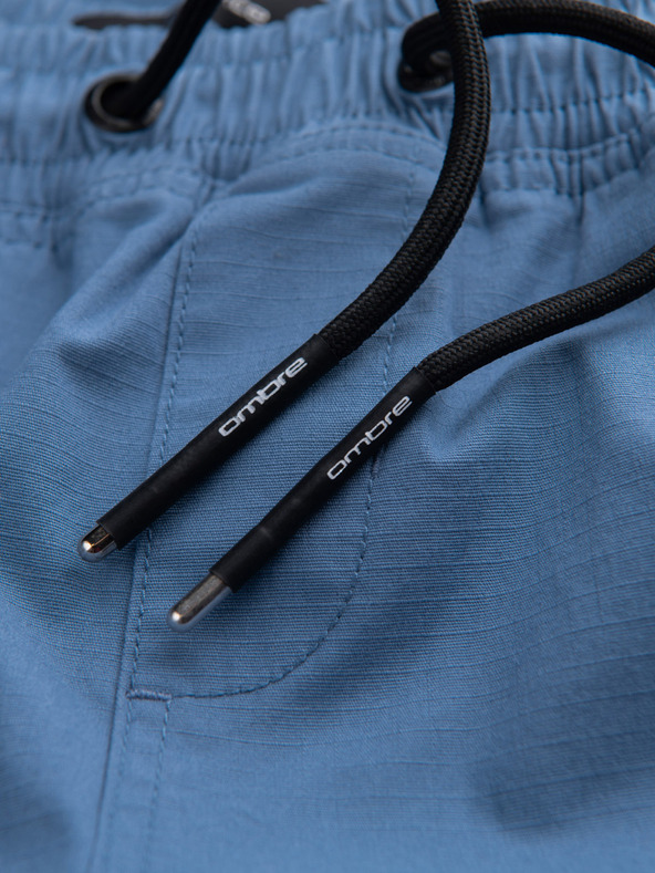 Ombre Clothing Modre moške tovorne jogger hlače Ombre Clothing